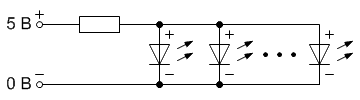 схема подключения светодиодов к блоку питания компьютера