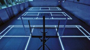 GlassFloor-светодиодная спортивная площадка