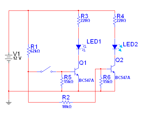 Схема индикатора на светодиоде первой передачи на авто