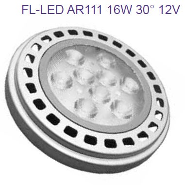 Обзор характеристик FL-LED AR111 16W 30° 12V